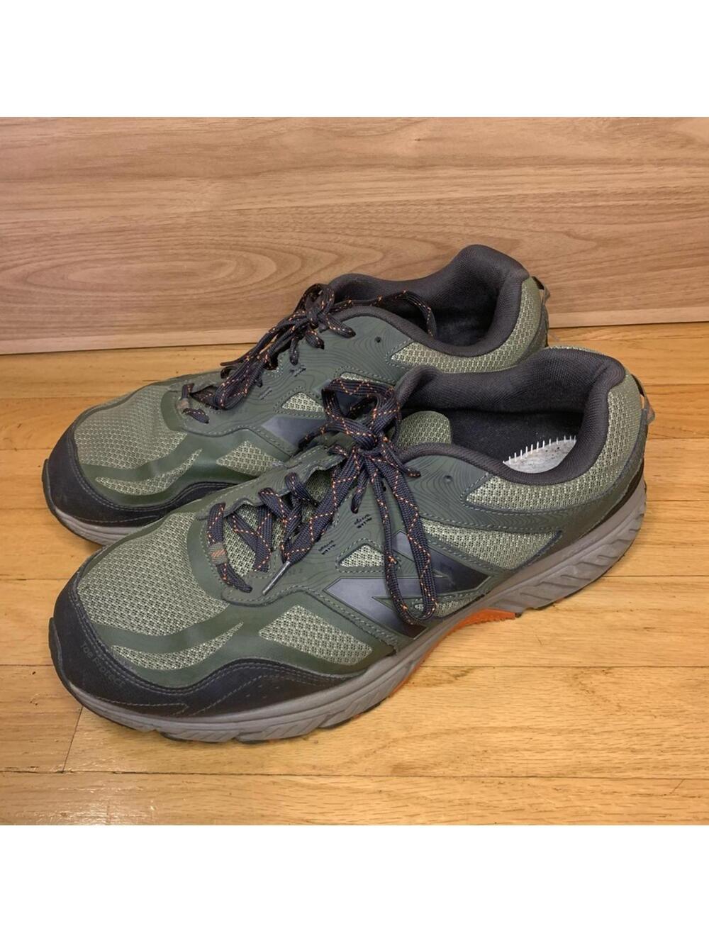 New Balance 510v4 Men's Dark Green Trail Running Shoes - Size 14 Wide